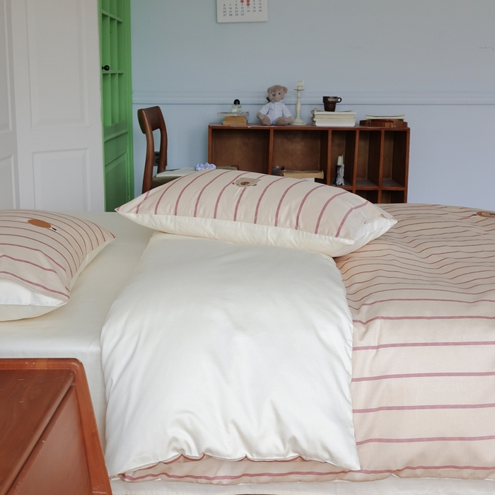 91家纺网 家纺一手货源 找家纺 棉眠 2025新款60支全棉卡比巴拉刺绣款床单四件套 你的橘子掉了-米