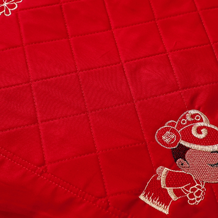 91家纺网 家纺一手货源 找家纺 （总）2025新款大红全荞麦婚庆枕头喜庆强支撑调理颈部随礼送新人好物