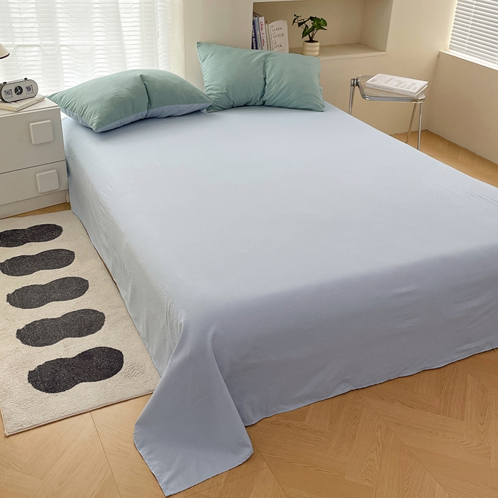 91家纺网 家纺一手货源 找家纺 （总）彩韵家纺 2025新款超柔云感m双层纱四件套