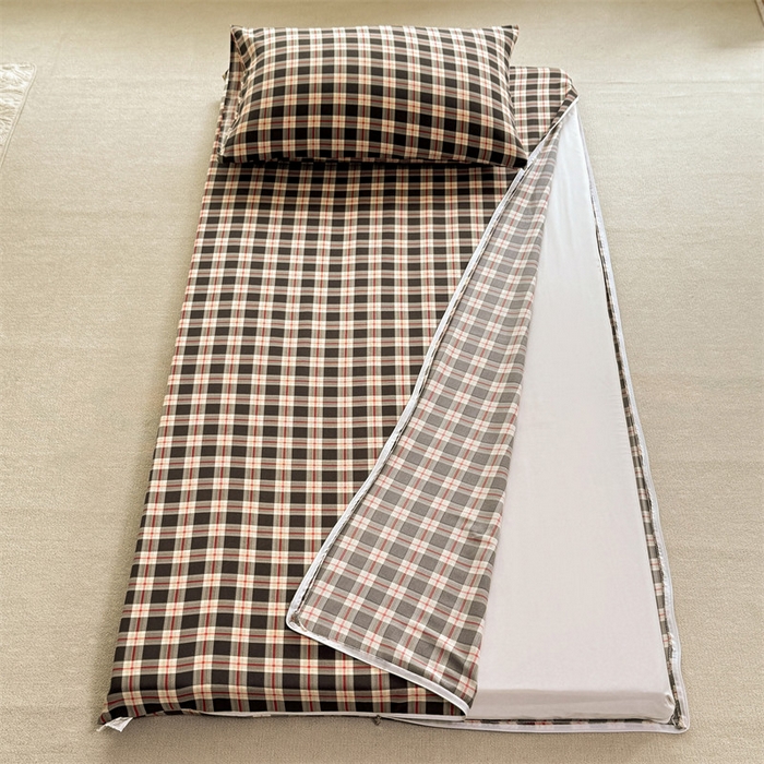 91家纺网 家纺一手货源 找家纺 多品家纺 2025春夏新款超柔水洗棉学生宿舍床垫套 柏林