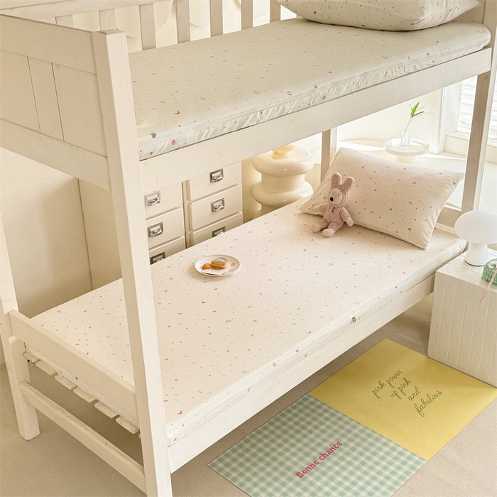 91家纺网 家纺一手货源 找家纺 多品家纺 2025春夏新款超柔水洗棉学生宿舍床垫套 花夕