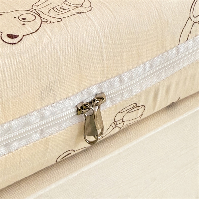 91家纺网 家纺一手货源 找家纺 多品家纺 2025春夏新款超柔水洗棉学生宿舍床垫套 满满熊