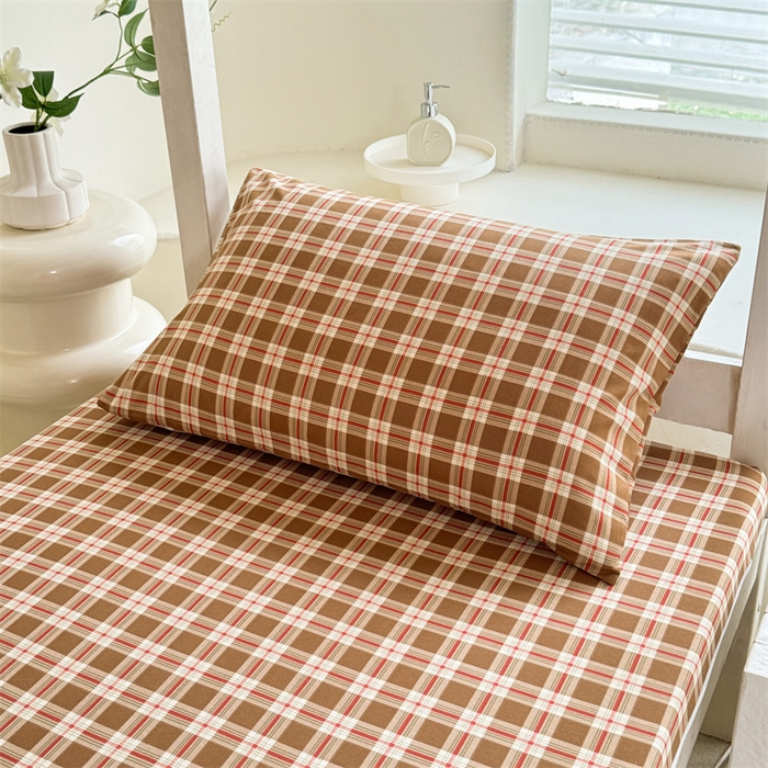 91家纺网 家纺一手货源 找家纺 多品家纺 2025春夏新款超柔水洗棉学生宿舍床垫套 时光