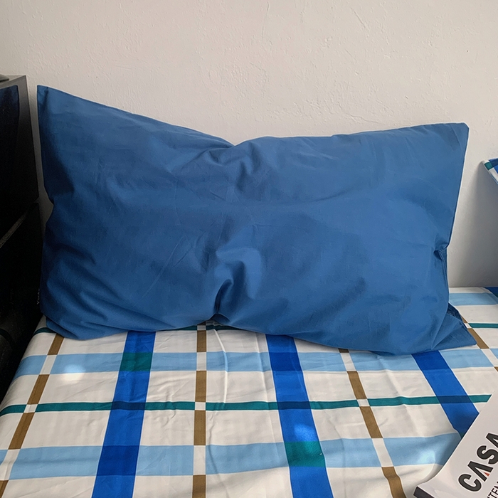 91家纺网 家纺一手货源 找家纺 （总）柚可家居 2025新款亲肤舒适色织水洗棉全棉四件套-