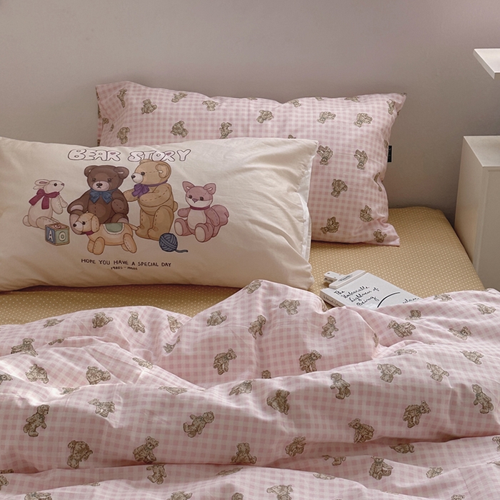 91家纺网 家纺一手货源 找家纺 （总）柚可家居 2024新款40支斜纹活性印花纯棉四件套-