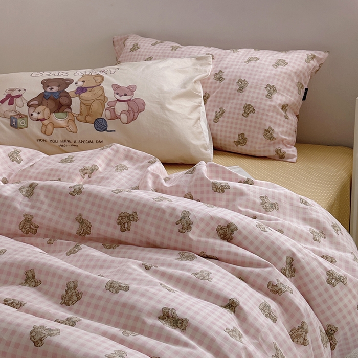 91家纺网 家纺一手货源 找家纺 （总）柚可家居 2024新款40支斜纹活性印花纯棉四件套-