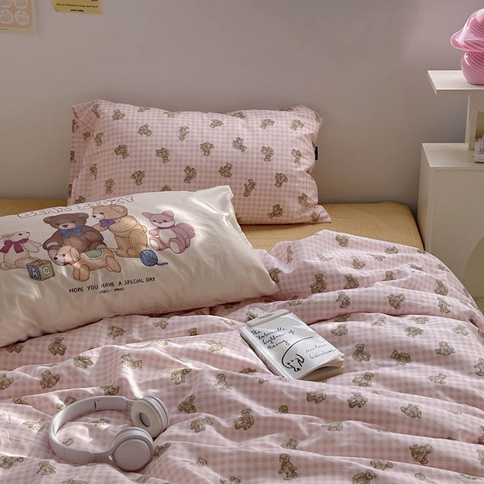 91家纺网 家纺一手货源 找家纺 （总）柚可家居 2024新款40支斜纹活性印花纯棉四件套-