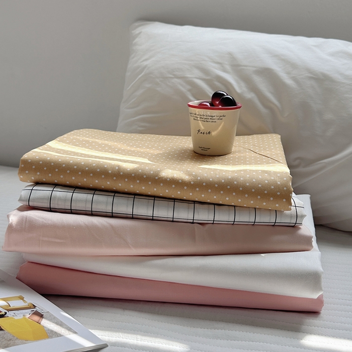 91家纺网 家纺一手货源 找家纺 柚可家居 2024新款40支斜纹13372单床单 饼干绿