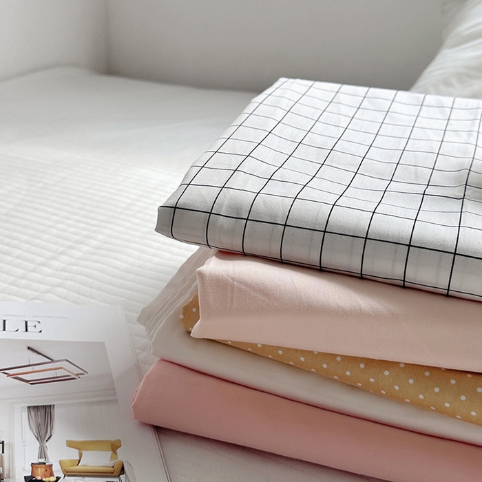 91家纺网 家纺一手货源 找家纺 柚可家居 2024新款40支斜纹13372单床单 咖格