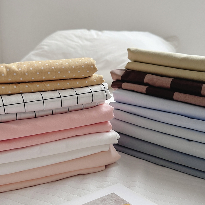 91家纺网 家纺一手货源 找家纺 柚可家居 2024新款40支斜纹13372单床单 玉色