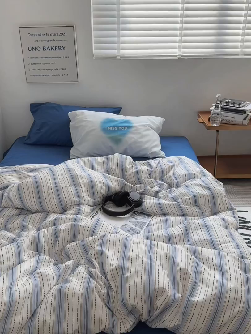 91家纺网 家纺一手货源 找家纺 （总）柚可家居 2024新款40支斜纹全棉ins四件套