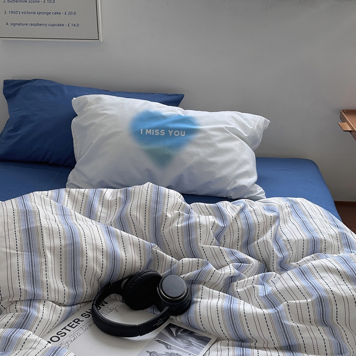 91家纺网 家纺一手货源 找家纺 （总）柚可家居 2024新款40支斜纹全棉ins四件套