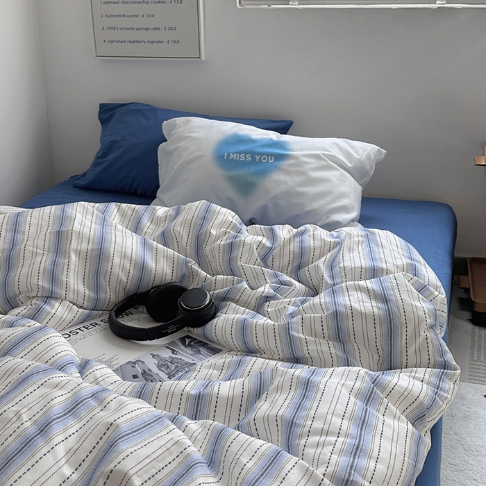 91家纺网 家纺一手货源 找家纺 （总）柚可家居 2024新款40支斜纹全棉ins四件套