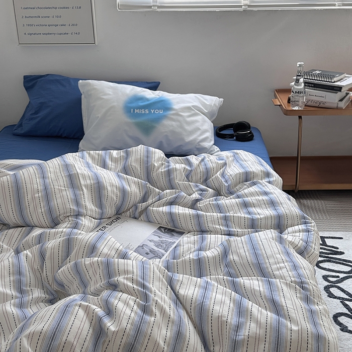 91家纺网 家纺一手货源 找家纺 （总）柚可家居 2024新款40支斜纹全棉ins四件套