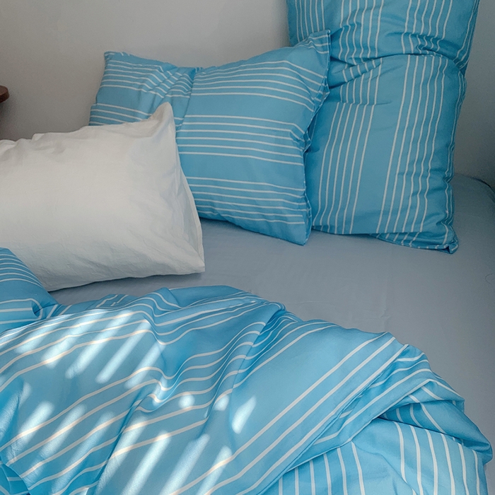 91家纺网 家纺一手货源 找家纺 柚可家居 2024新款40支斜纹数码印花全棉四件套 布鲁斯