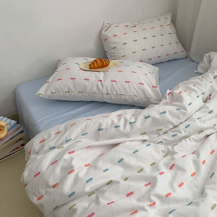 柚可家居 2024新款40支斜纹数码印花全棉四件套 卡洛尔