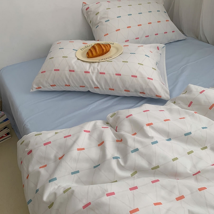 91家纺网 家纺一手货源 找家纺 柚可家居 2024新款40支斜纹数码印花全棉四件套 卡洛尔