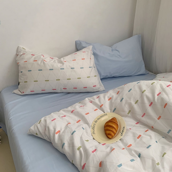 91家纺网 家纺一手货源 找家纺 柚可家居 2024新款40支斜纹数码印花全棉四件套 卡洛尔