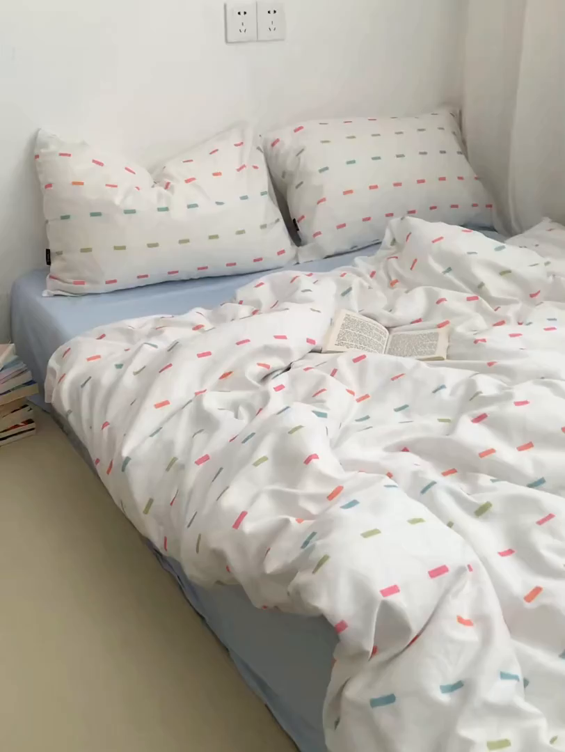 91家纺网 家纺一手货源 找家纺 柚可家居 2024新款40支斜纹数码印花全棉四件套 卡洛尔