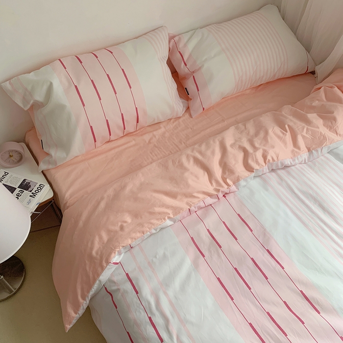 91家纺网 家纺一手货源 找家纺 柚可家居 2024新款40支斜纹数码印花全棉四件套 皮埃诺