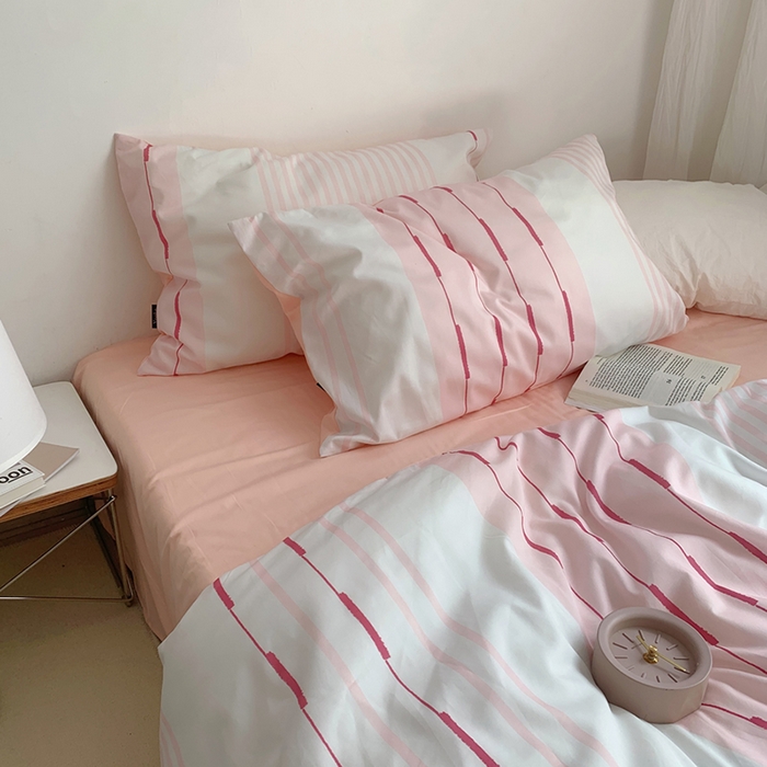 91家纺网 家纺一手货源 找家纺 柚可家居 2024新款40支斜纹数码印花全棉四件套 皮埃诺