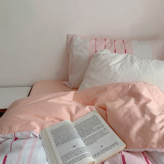 91家纺网 家纺一手货源 找家纺 柚可家居 2024新款40支斜纹数码印花全棉四件套 皮埃诺