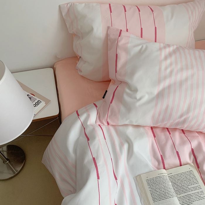 91家纺网 家纺一手货源 找家纺 柚可家居 2024新款40支斜纹数码印花全棉四件套 皮埃诺