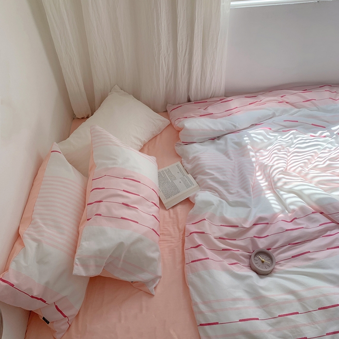 91家纺网 家纺一手货源 找家纺 柚可家居 2024新款40支斜纹数码印花全棉四件套 皮埃诺