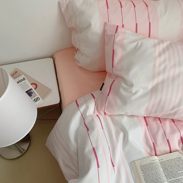 91家纺网 家纺一手货源 找家纺 柚可家居 2024新款40支斜纹数码印花全棉四件套 皮埃诺