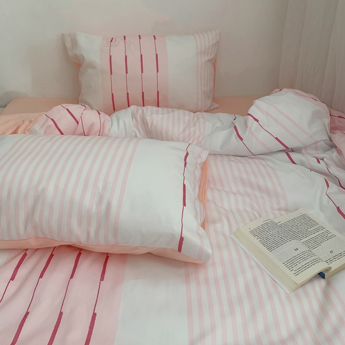 91家纺网 家纺一手货源 找家纺 柚可家居 2024新款40支斜纹数码印花全棉四件套 皮埃诺