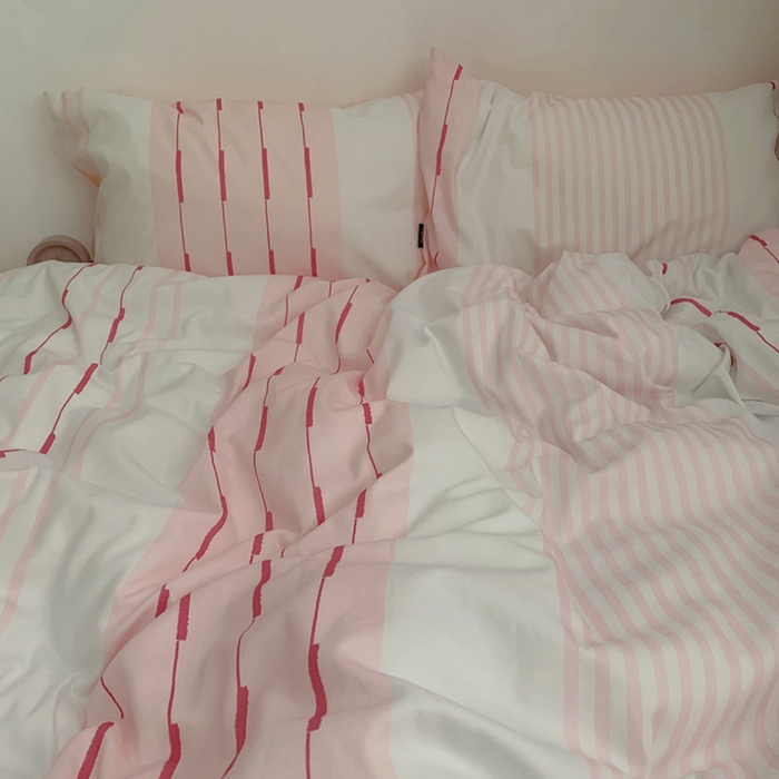 91家纺网 家纺一手货源 找家纺 柚可家居 2024新款40支斜纹数码印花全棉四件套 皮埃诺