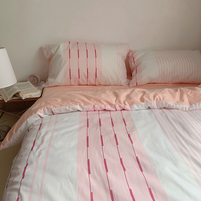 91家纺网 家纺一手货源 找家纺 柚可家居 2024新款40支斜纹数码印花全棉四件套 皮埃诺