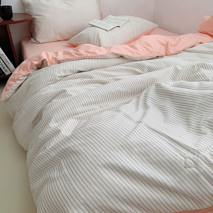 91家纺网 家纺一手货源 找家纺 柚可家居 2024新款40支斜纹数码印花全棉四件套 时野