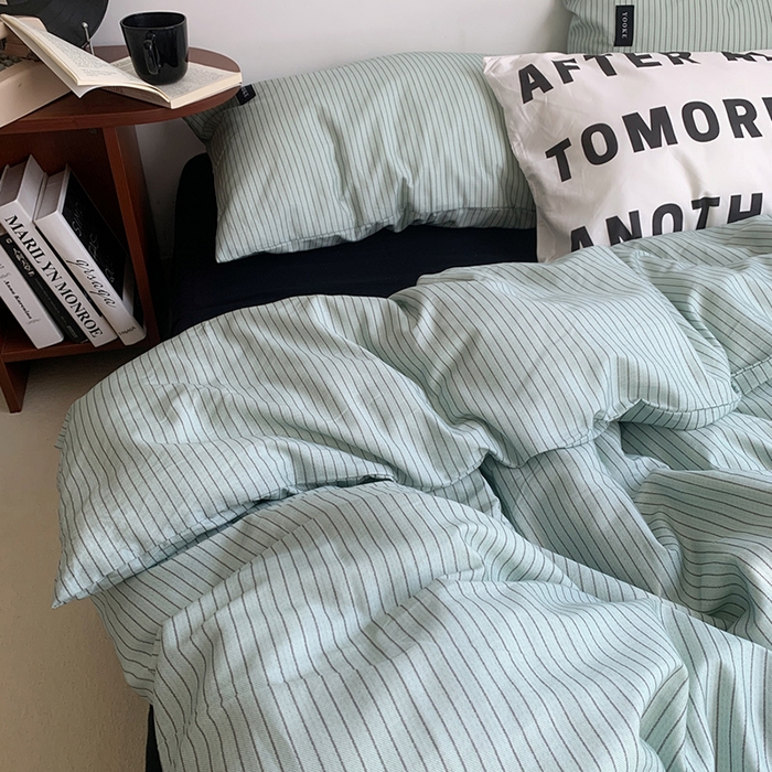 91家纺网 家纺一手货源 找家纺 柚可家居 2024新款40支斜纹数码印花全棉四件套 序秋