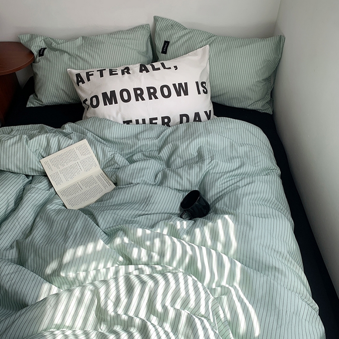 91家纺网 家纺一手货源 找家纺 柚可家居 2024新款40支斜纹数码印花全棉四件套 序秋