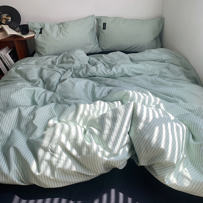 91家纺网 家纺一手货源 找家纺 柚可家居 2024新款40支斜纹数码印花全棉四件套 序秋