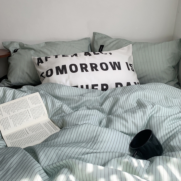 91家纺网 家纺一手货源 找家纺 柚可家居 2024新款40支斜纹数码印花全棉四件套 序秋