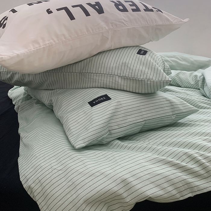 91家纺网 家纺一手货源 找家纺 柚可家居 2024新款40支斜纹数码印花全棉四件套 序秋