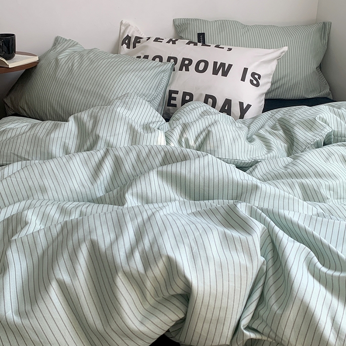 91家纺网 家纺一手货源 找家纺 柚可家居 2024新款40支斜纹数码印花全棉四件套 序秋