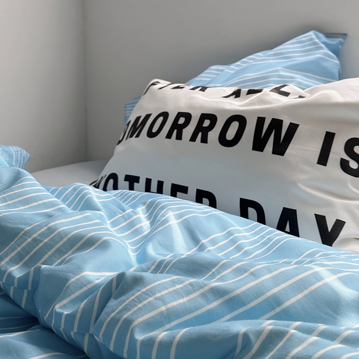 91家纺网 家纺一手货源 找家纺 柚可家居 2024新款40支斜纹数码印花全棉四件套 布鲁斯（实拍第二组）