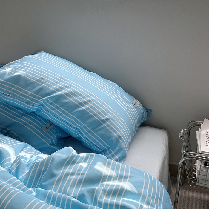 91家纺网 家纺一手货源 找家纺 柚可家居 2024新款40支斜纹数码印花全棉四件套 布鲁斯（实拍第二组）