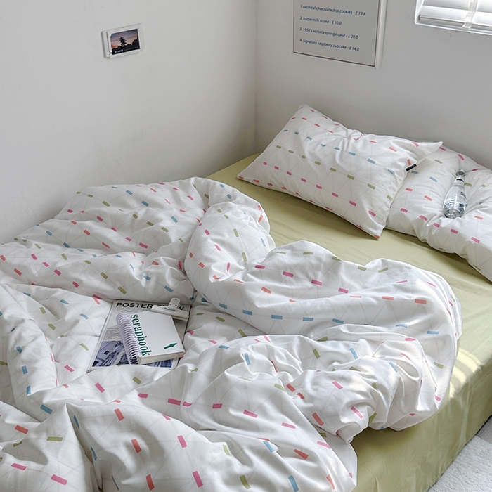 91家纺网 家纺一手货源 找家纺 柚可家居 2024新款40支斜纹数码印花全棉四件套 午后安妮