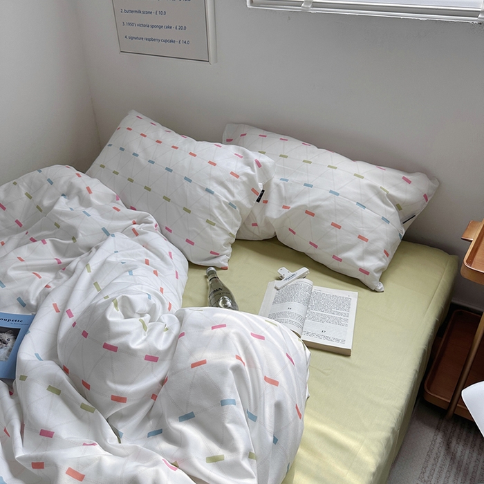 91家纺网 家纺一手货源 找家纺 柚可家居 2024新款40支斜纹数码印花全棉四件套 午后安妮