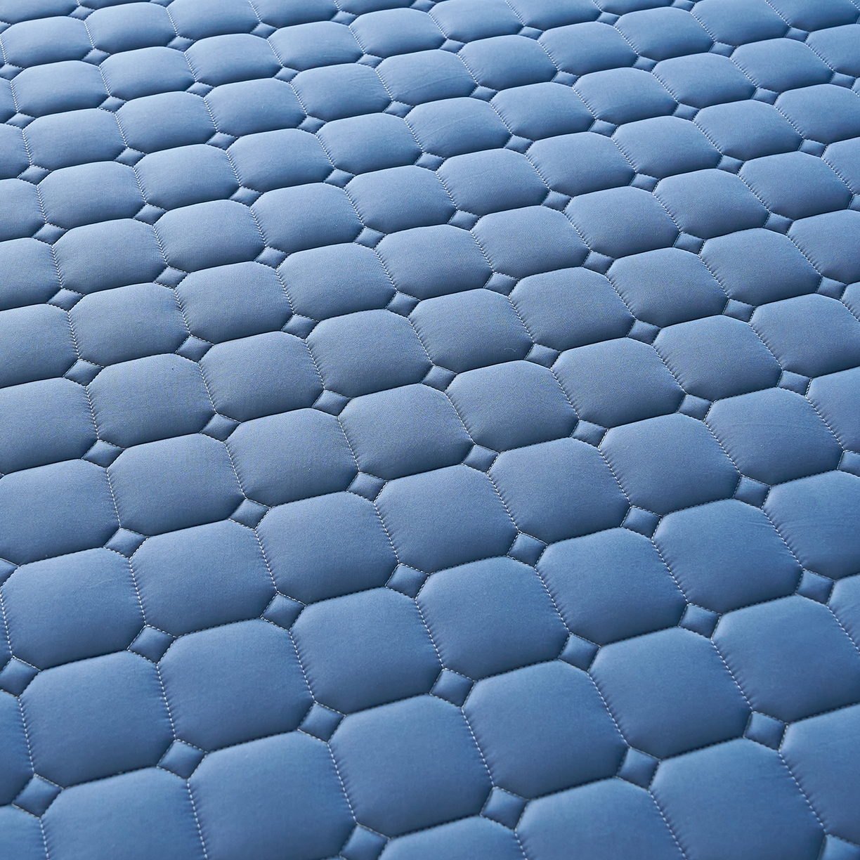 91家纺网 家纺一手货源 找家纺 元昊床垫 2025新款牛奶丝乳胶记忆海绵学生床垫 旺旺狗-布丁蓝