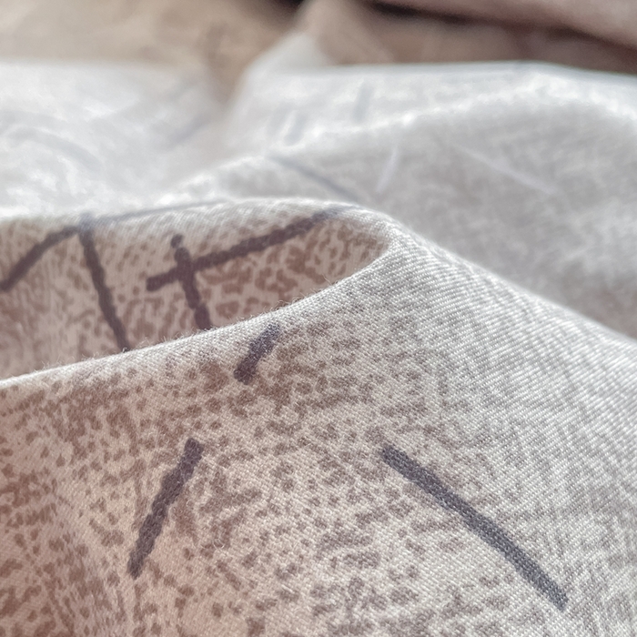 91家纺网 家纺一手货源 找家纺 简冠家纺 2023直播爆款北欧风亲肤植物羊绒磨毛四件套 独白