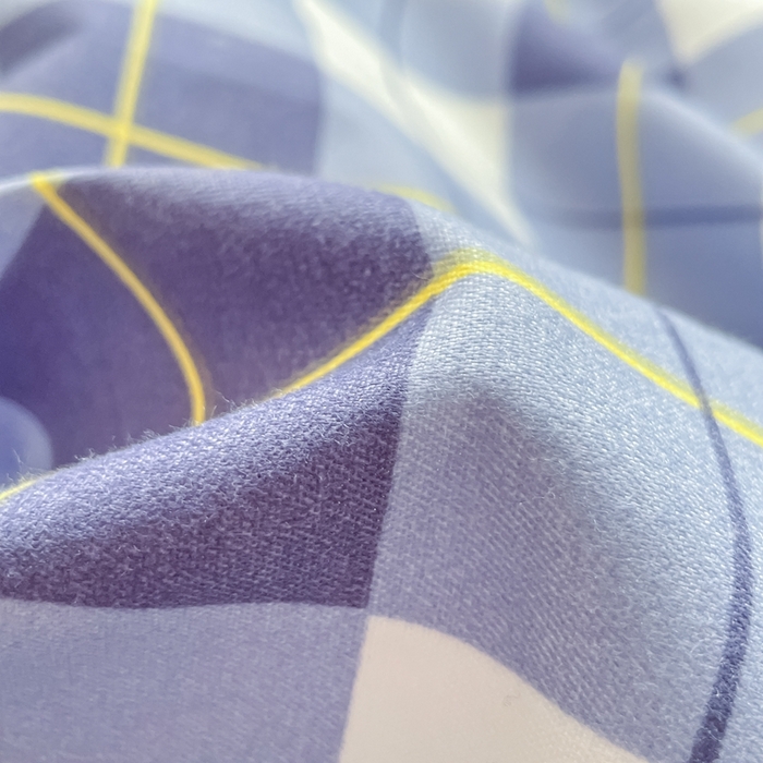 91家纺网 家纺一手货源 找家纺 简冠家纺 2023直播爆款北欧风亲肤植物羊绒磨毛四件套 格律-蓝