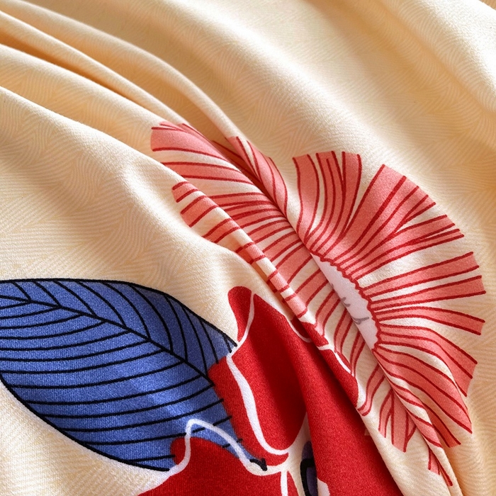 91家纺网 家纺一手货源 找家纺 简冠家纺 2025新款植物羊绒磨毛四件套 香榭丽舍