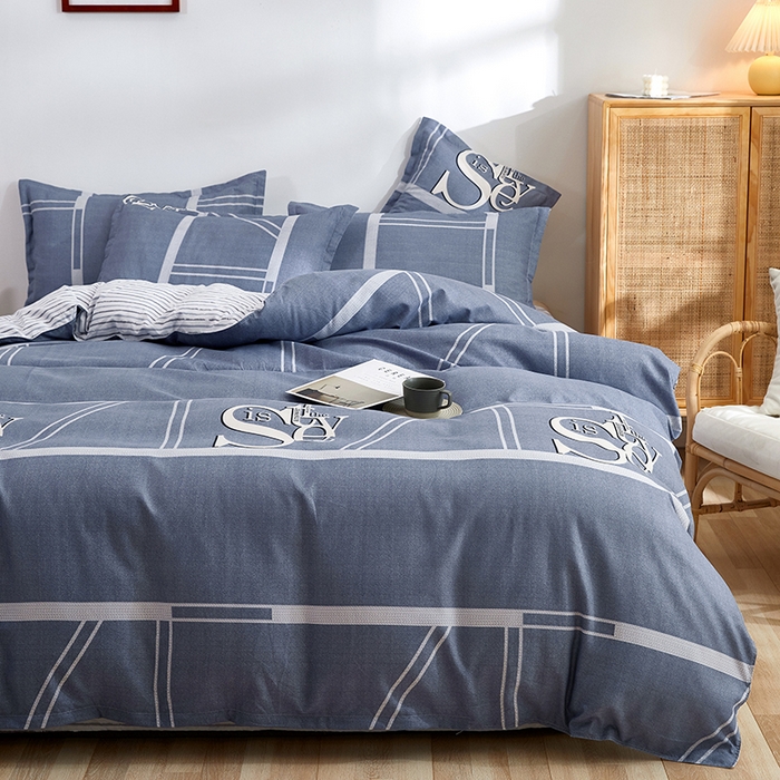 91家纺网 家纺一手货源 找家纺 简冠家纺 2025新款植物羊绒磨毛四件套 新视觉