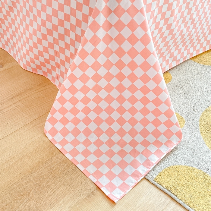 91家纺网 家纺一手货源 找家纺 简冠家纺 2025新款植物羊绒磨毛四件套 温婉花语-粉