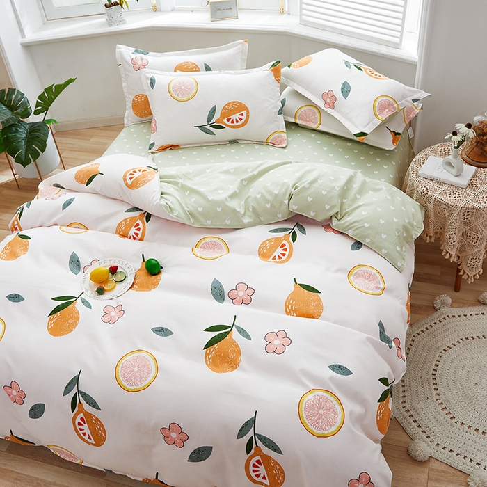 91家纺网 家纺一手货源 找家纺 简冠家纺 2025新款植物羊绒磨毛四件套 七分甜  米